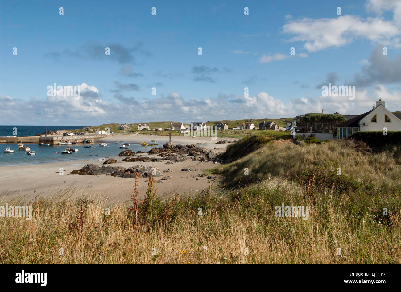 Portablagh Dorf, County Donegal, Irland Stockfoto