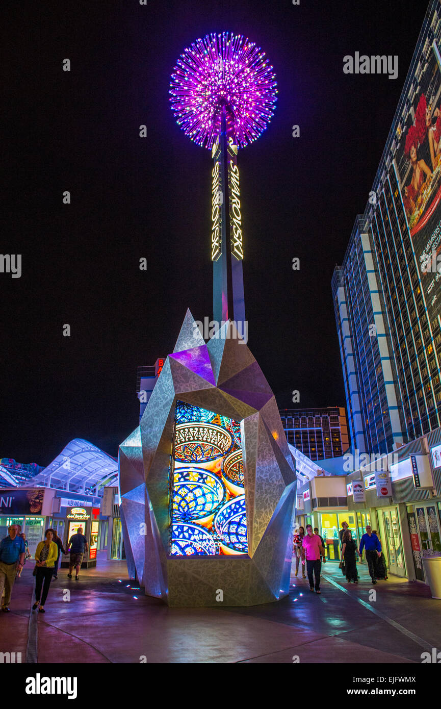 Der Swarovski Shop in Las Vegas Stockfoto