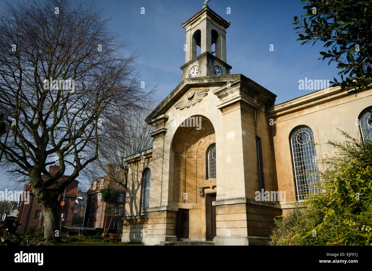 Die Kirche der Heiligen Dreifaltigkeit, Hotwells, Bristol Stockfoto