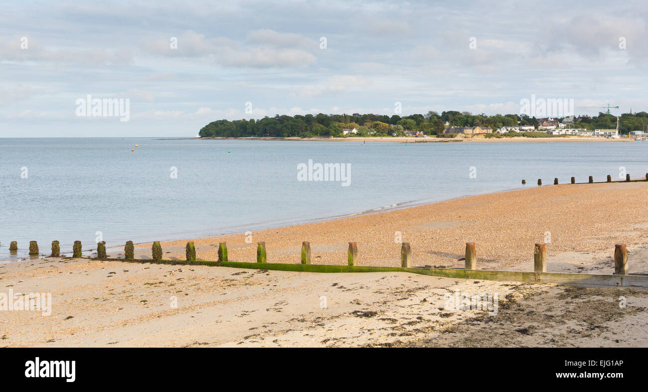 Anzeigen von Knoten Point St Helens Isle Of Wight Bembridge Hafen Stockfoto