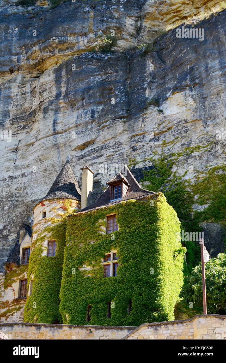 La-Rogue Gageac Dordogne Aquitanien Frankreich Europa Stockfoto