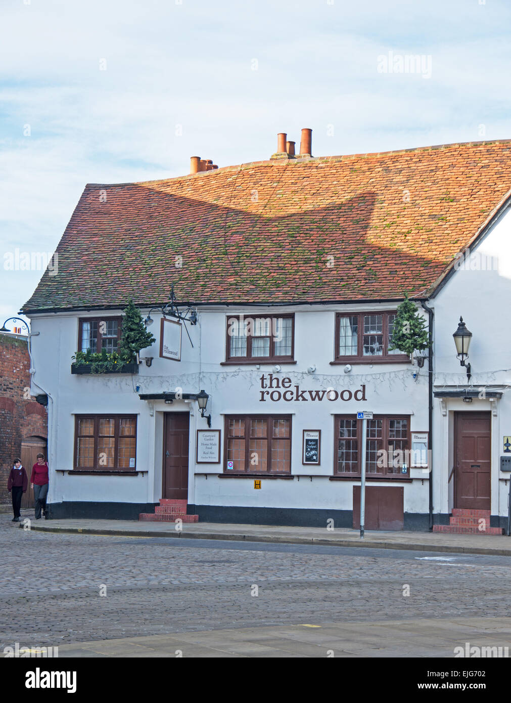Aylesbury, Buckinghamshire, die Rockwood Pub und Restaurant in Kingsbury Square Stockfoto