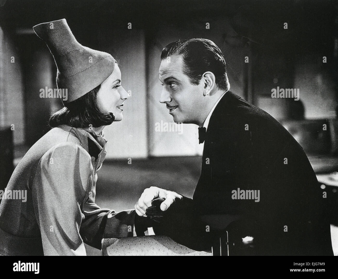 NINOTCHKA 1939 MGM Film mit Greta Garbo und Melvyn Douglas Stockfoto