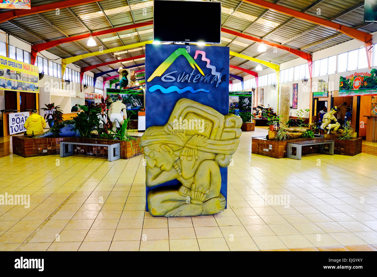 Santo Tomas Guatemala Anschlag auf eine westliche Karibik Crusie aus Tampa Florida Stockfoto