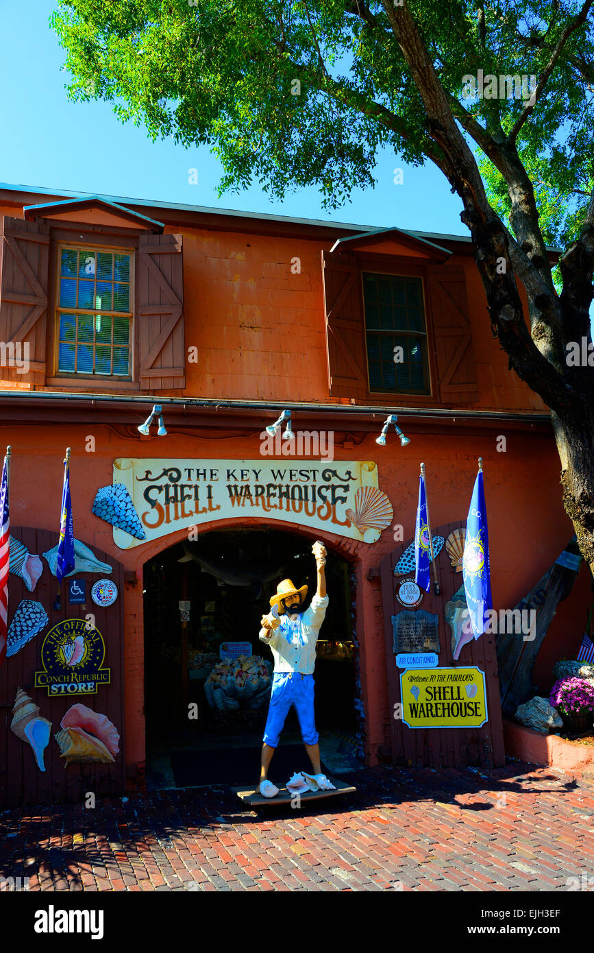 Key West Florida FL Ziel für westliche Karibik Crusie von Tampa Stockfoto