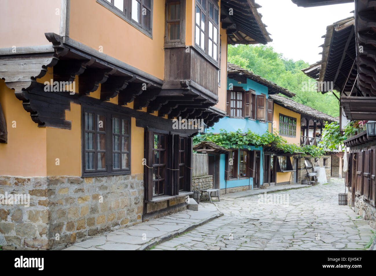 Architektonische ethnographische Komplex 'Etar"ist das erste dieser Art in Bulgarien. Es stellt die bulgarischen Bräuche, Kultur Stockfoto