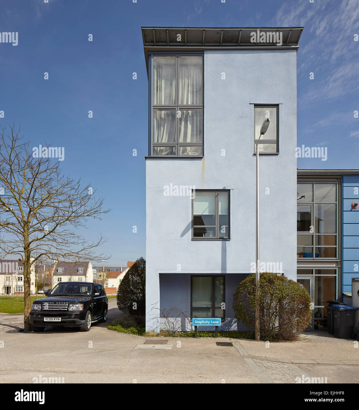 Gehäuse Newhall Harlow, Newhall, Vereinigtes Königreich. Architekt: verschiedene, 2013. Stockfoto