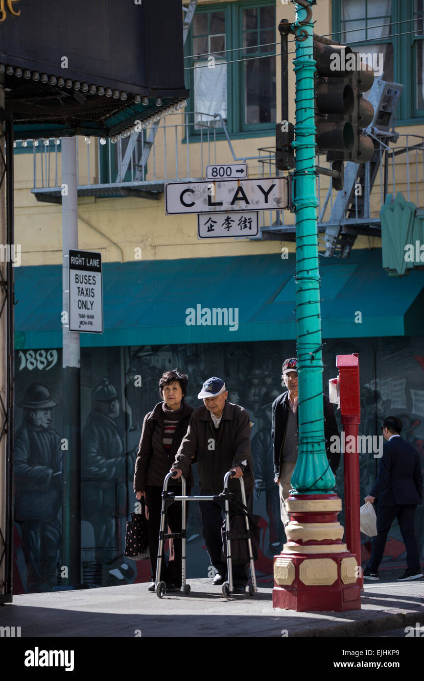 Chinatown, San Francisco, Kalifornien, USA Stockfoto