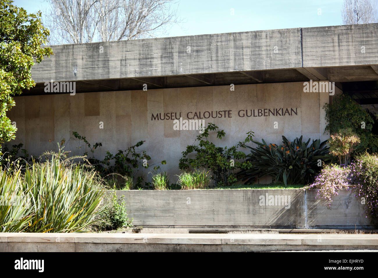 Museu Calouste Gulbenkian in Lissabon - Portugal Stockfoto