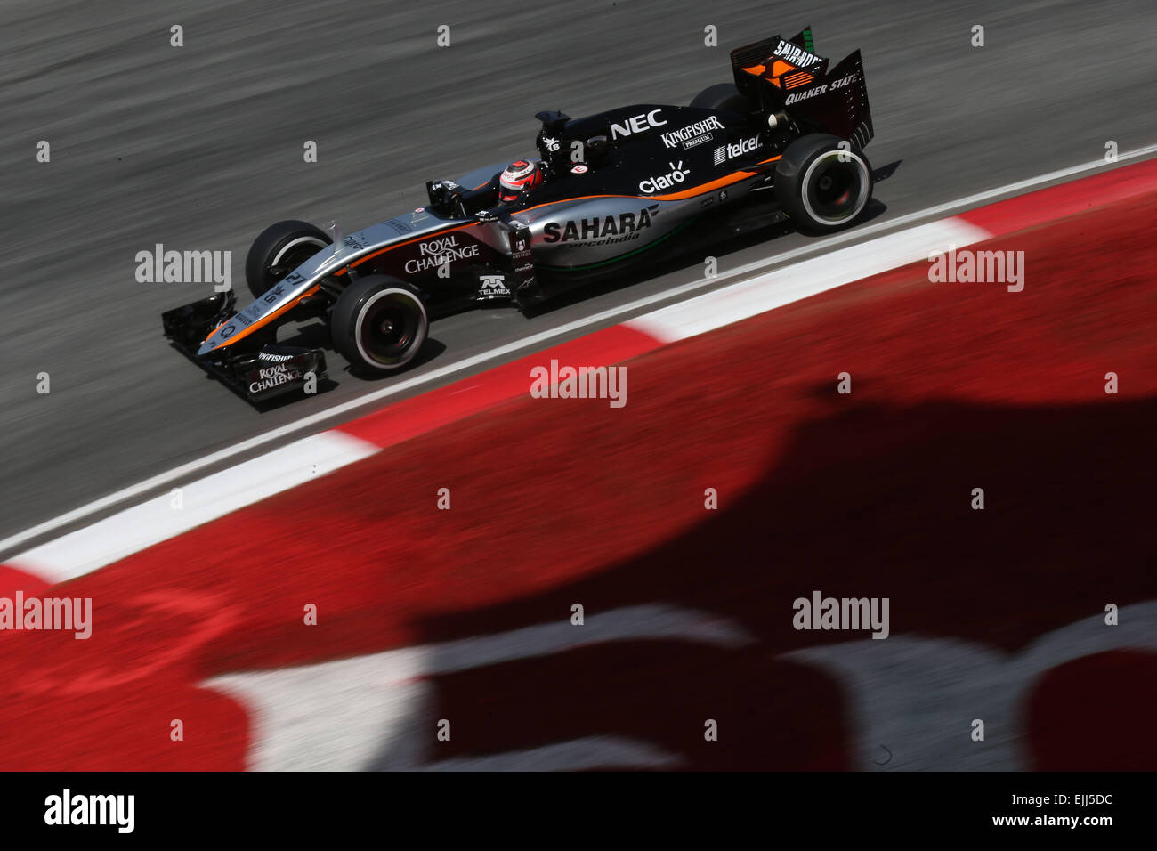 Motorsport: FIA Formula One World Championship 2015, Grand Prix von Malaysia, #27 Nico Hülkenberg (GER, Sahara Force India F1 Team) Stockfoto