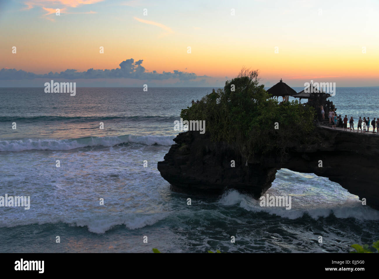 Tanah Lot. Insel Bali, Indonesien Stockfoto
