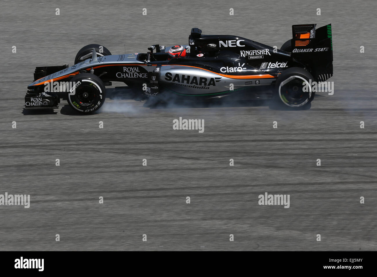 Motorsport: FIA Formula One World Championship 2015, Grand Prix von Malaysia, #27 Nico Hülkenberg (GER, Sahara Force India F1 Team) Stockfoto