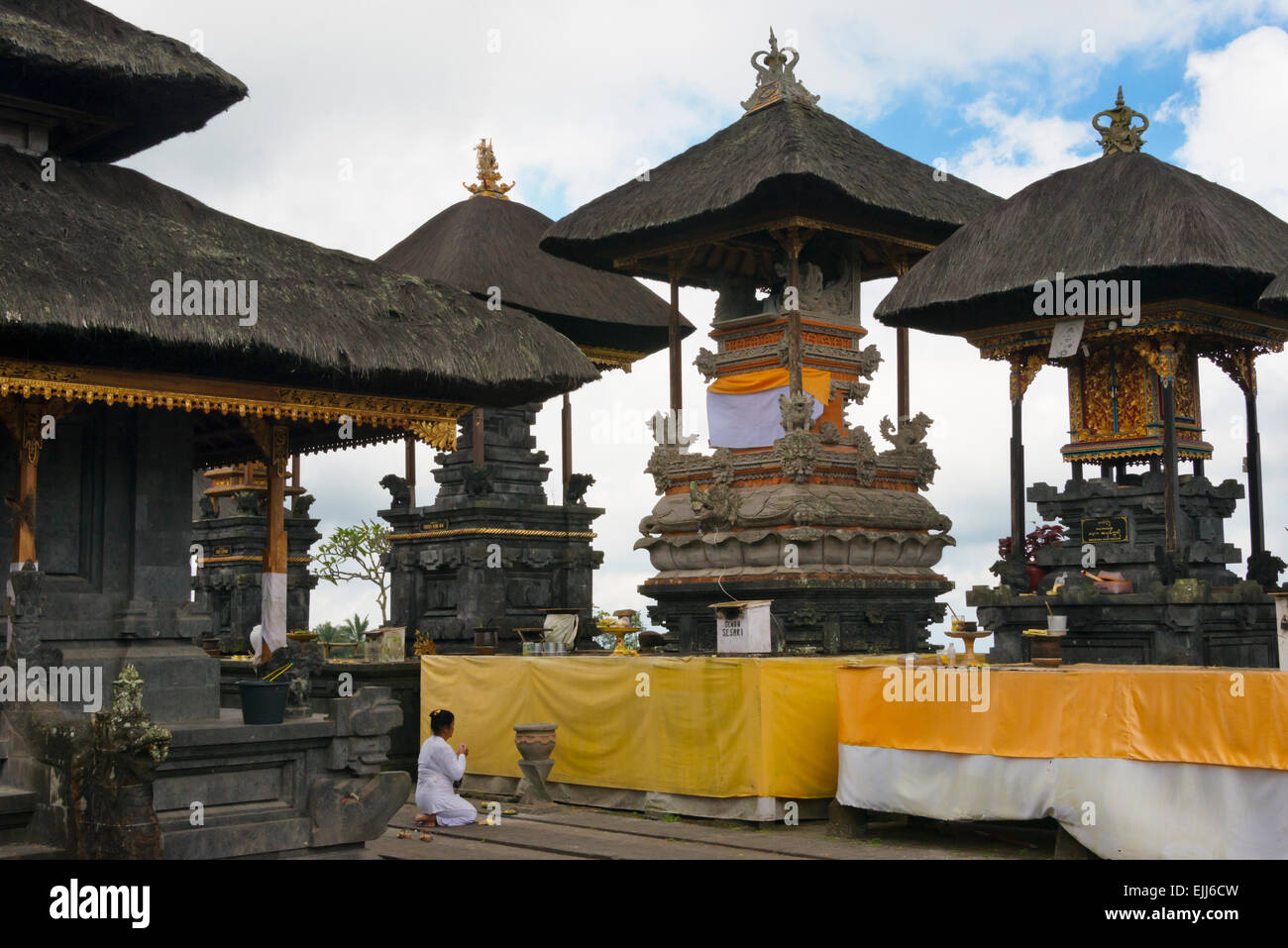 Mutter Tempel von Besakih, der wichtigste, größte und heiligste Tempel der Hindu-Religion in Bali, Indonesien Stockfoto