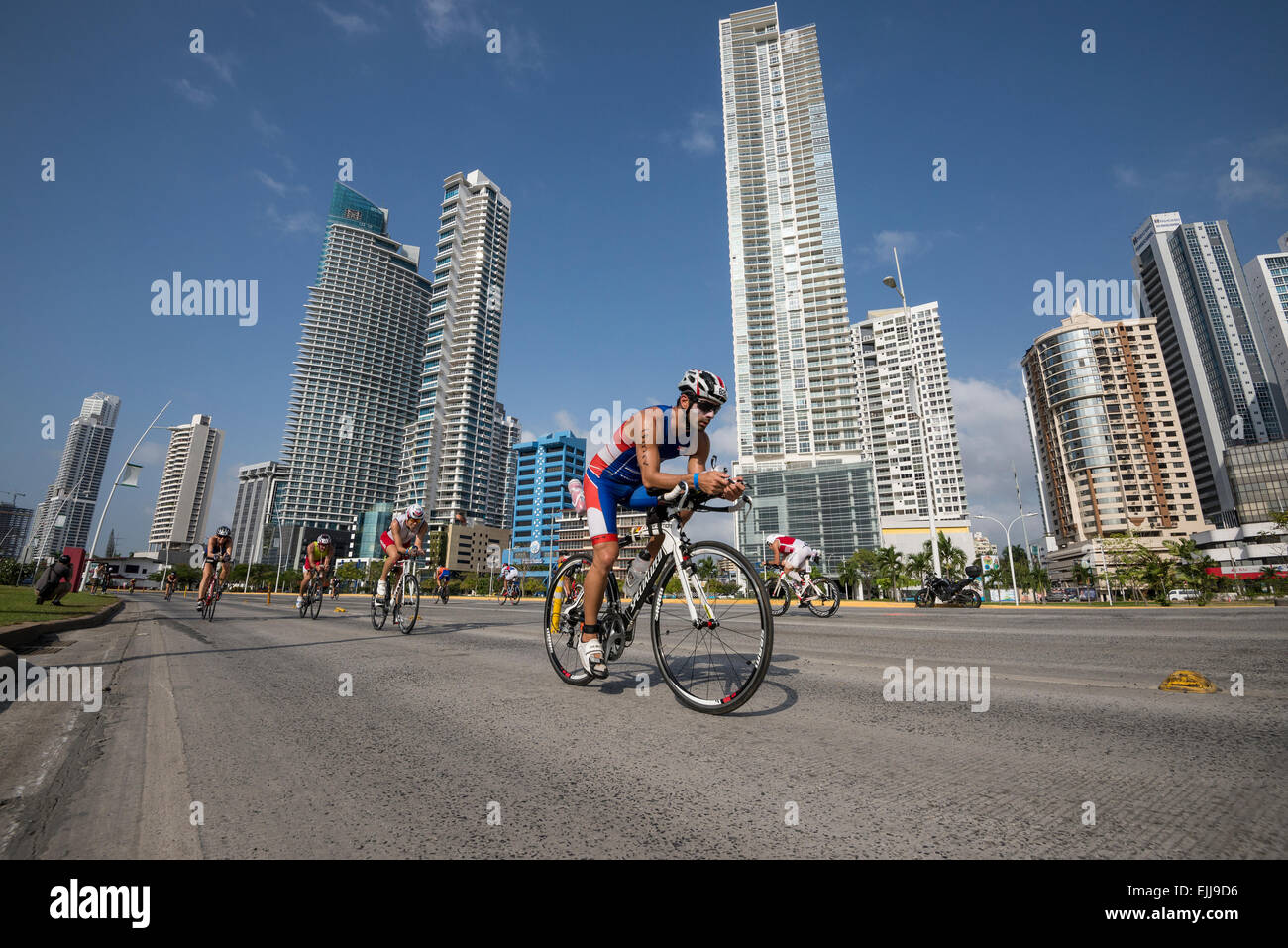 Ironman 70.3 Panama-Triathlon, 2014 Stockfoto