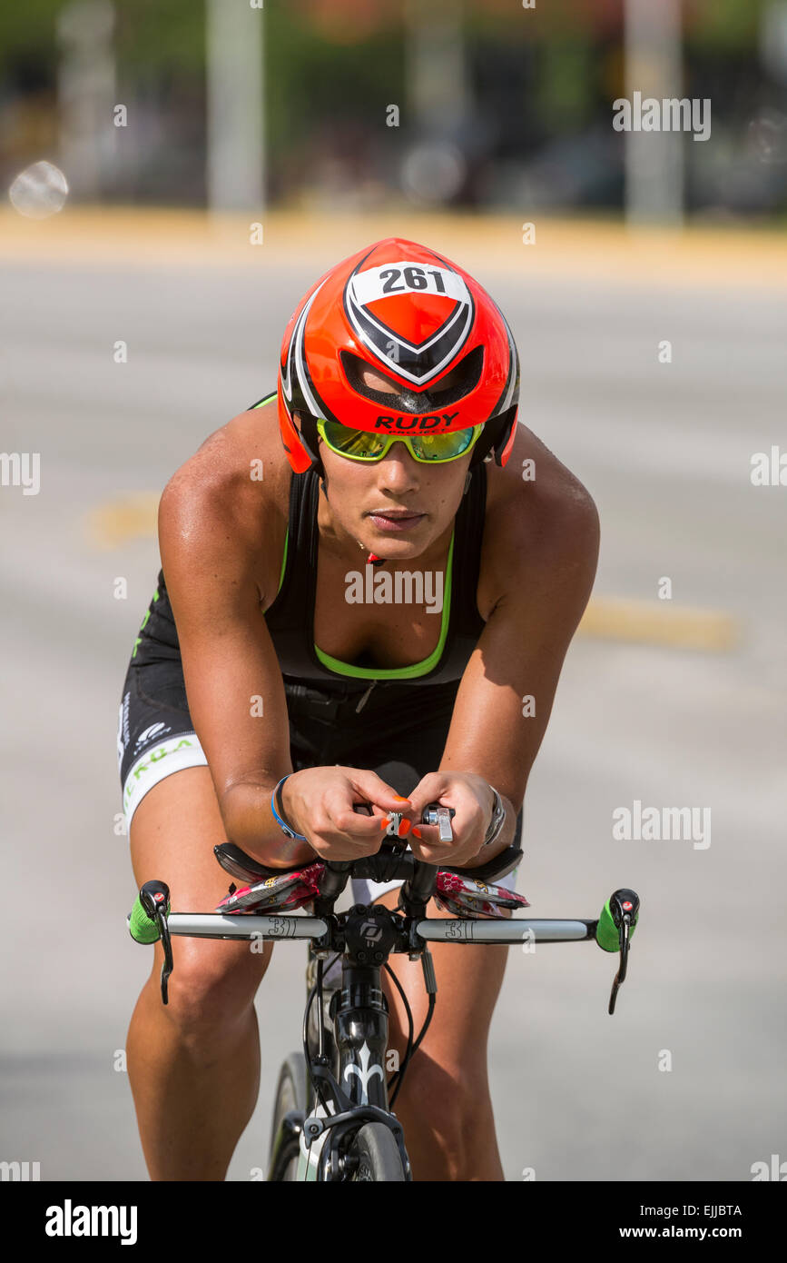 Ironman 70.3 Panama-Triathlon, 2014 Stockfoto