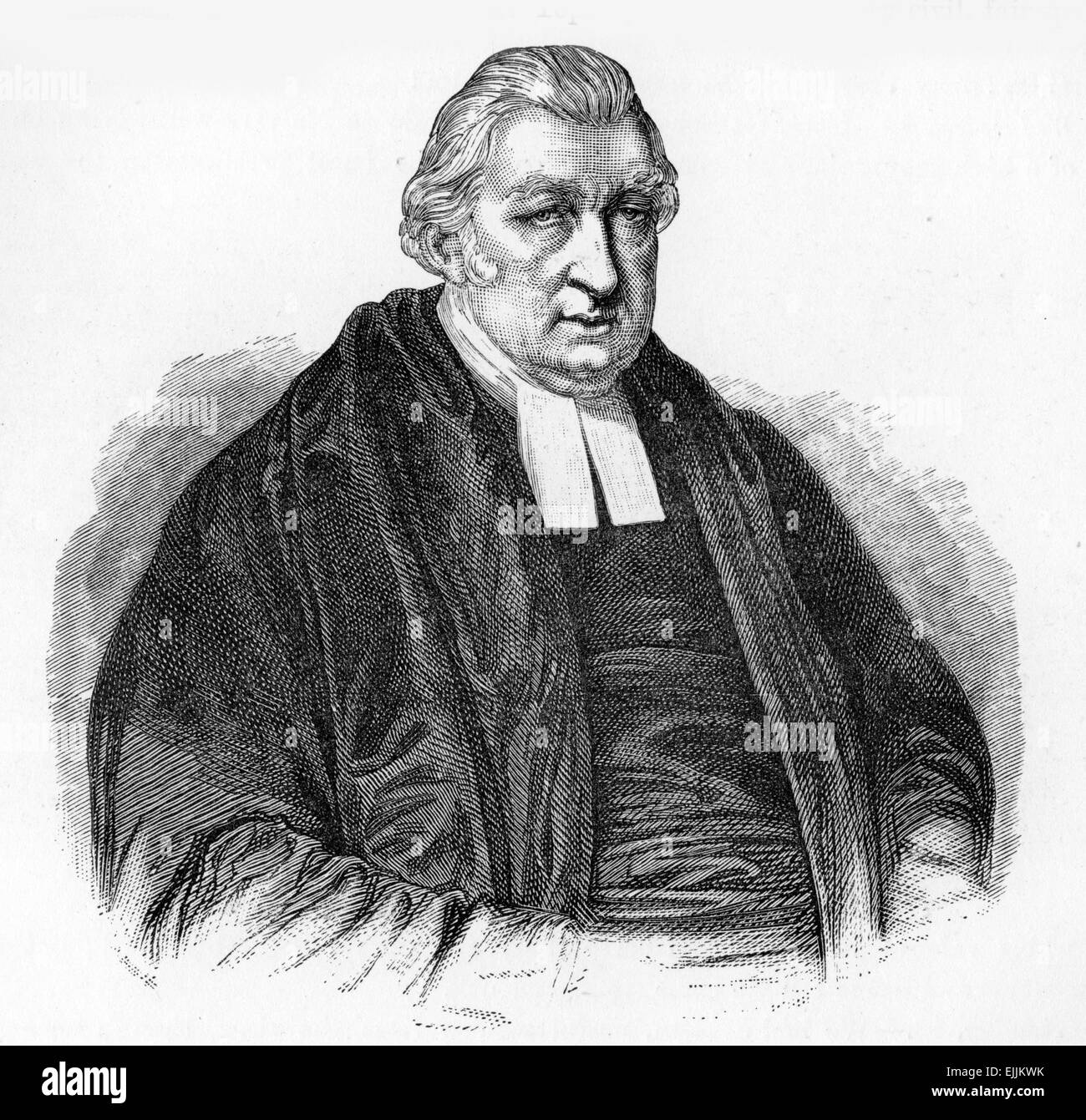 Rowland Hill (1744 – 1833), beliebter englischer Prediger, begeisterte evangelische und Gründer von Surrey Kapelle, London Stockfoto