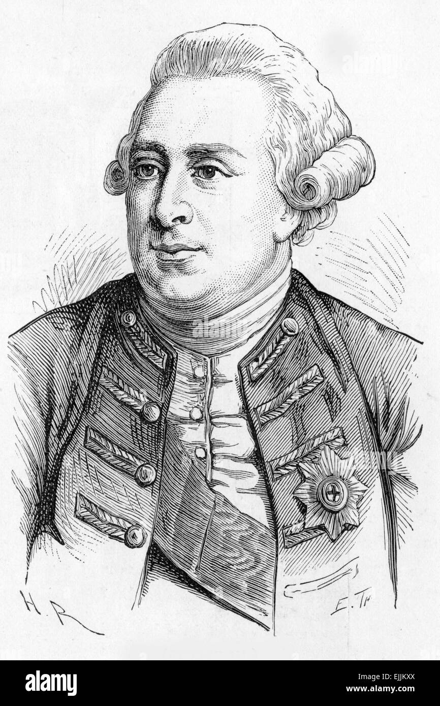 George III (George William Frederick; 1738-1820) König von Großbritannien und König von Irland Stockfoto