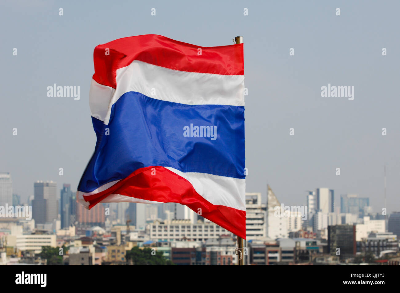 Thailändische Flagge Thailand Stockfoto