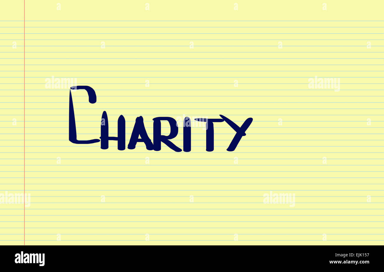 Charity-Konzept Stockfoto