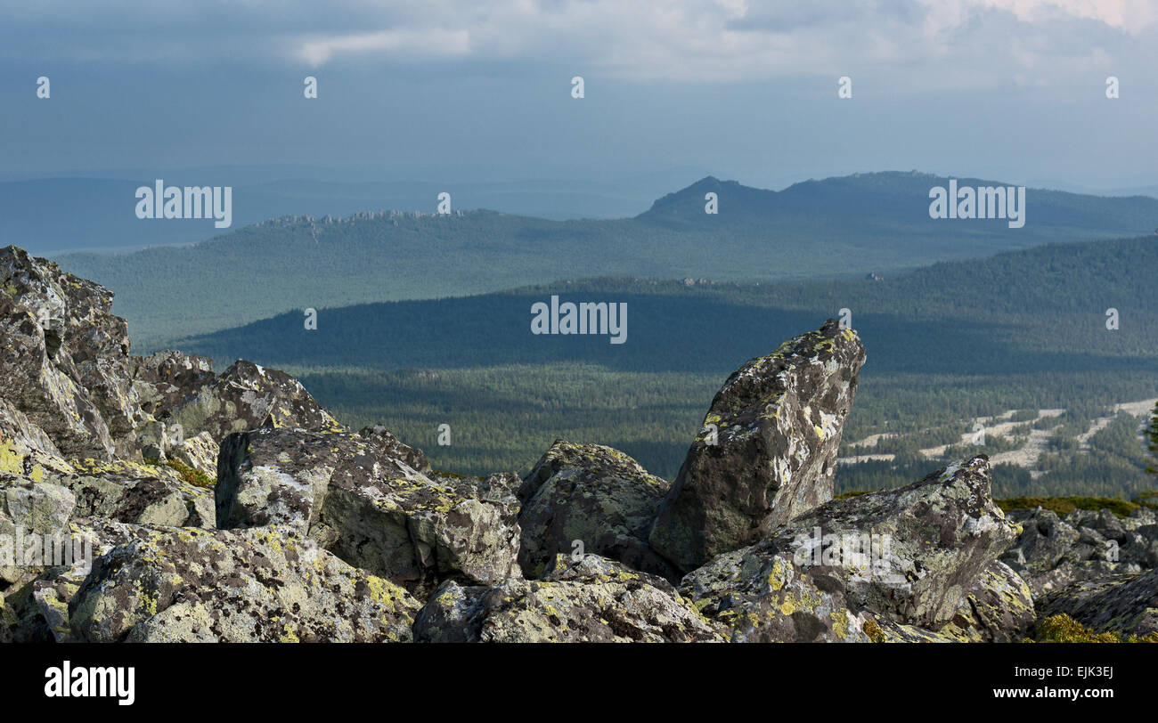 Berge des südlichen Ural, Russland Stockfoto