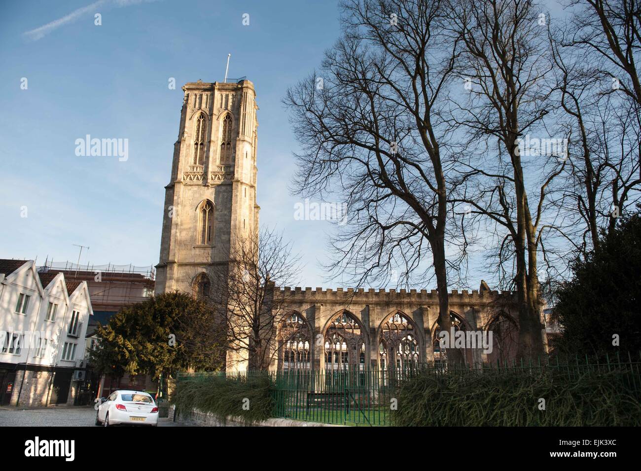 Kirche im Stadtzentrum von bristol Stockfoto