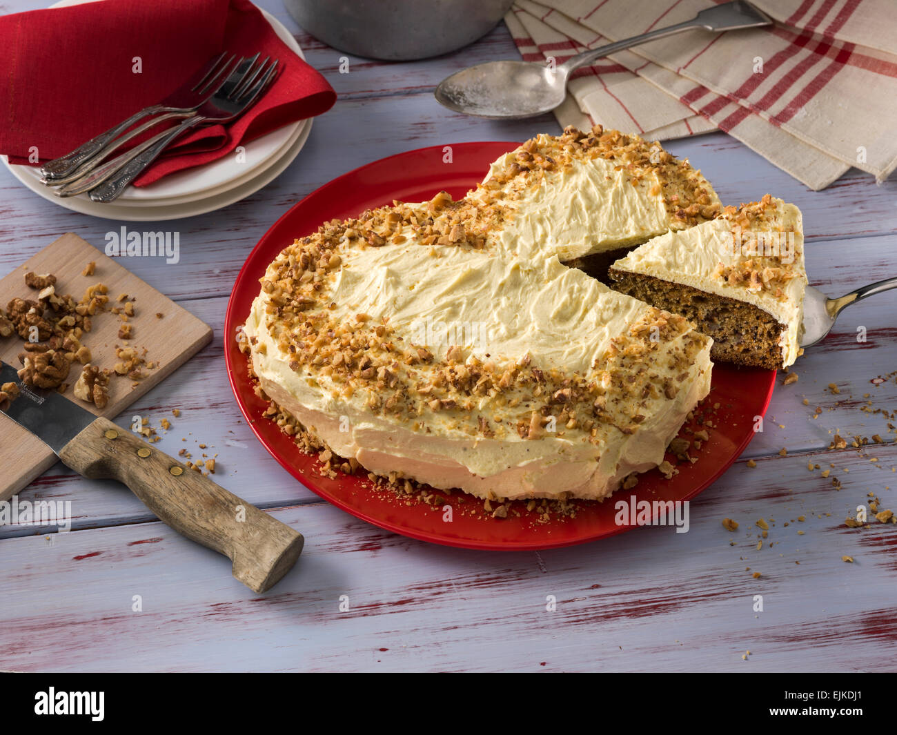 Leidenschaft-Kuchen Stockfoto