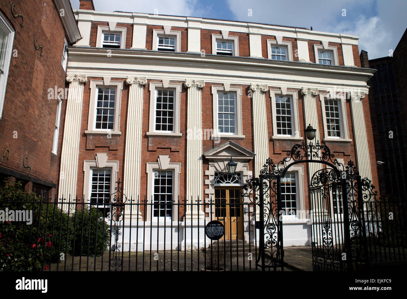 No11 Priory Zeile, Coventry, UK Stockfoto