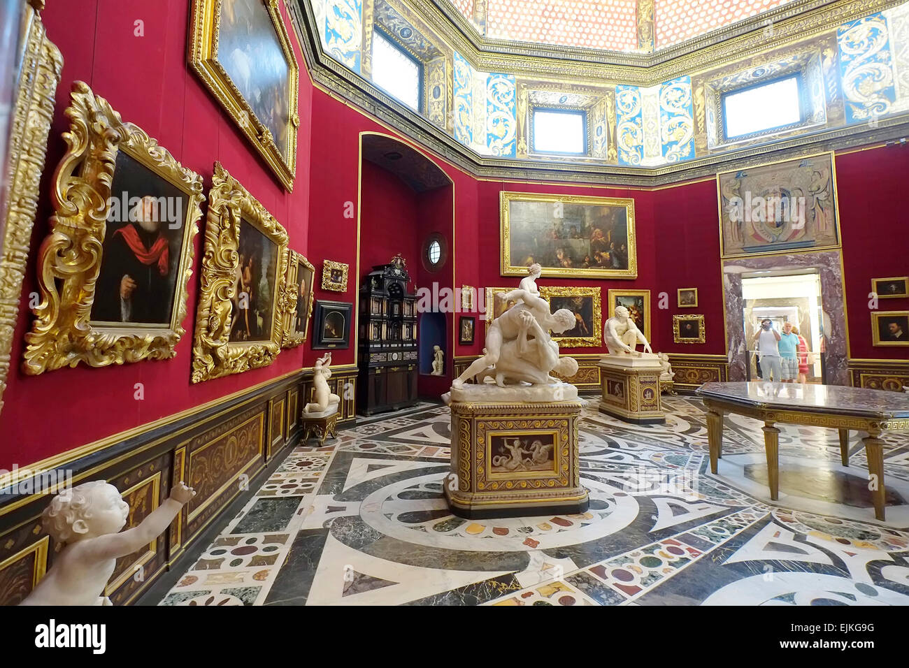 Uffizien Florenz Italien IT Renaissance EU Europa Tuscany Stockfoto