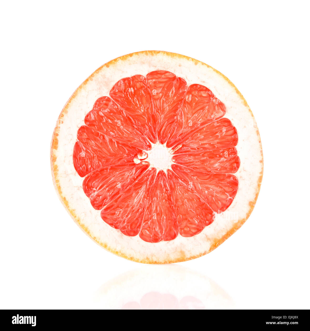 Rote Grapefruit Teil Stockfoto