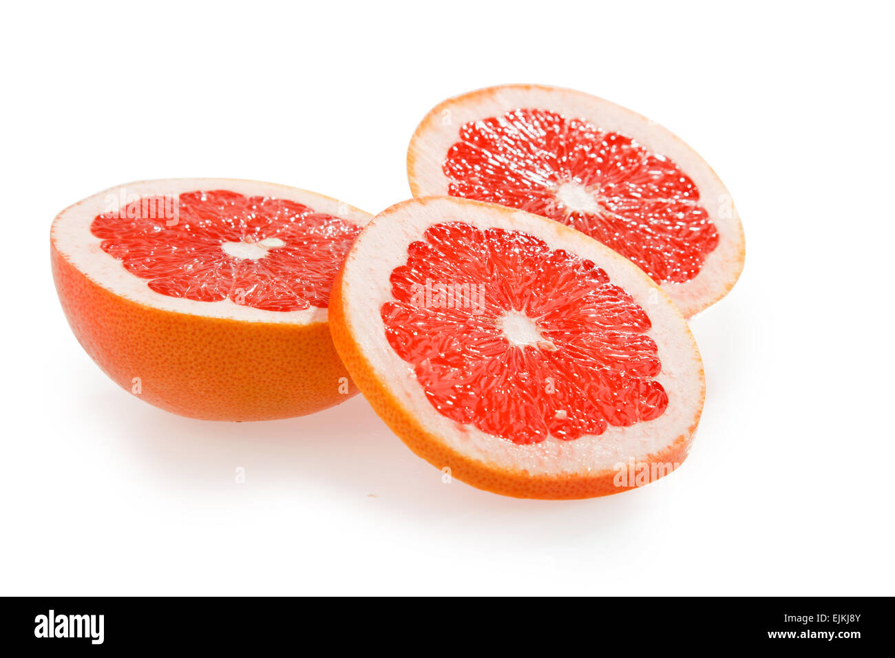 Partikel von grapefruit Stockfoto