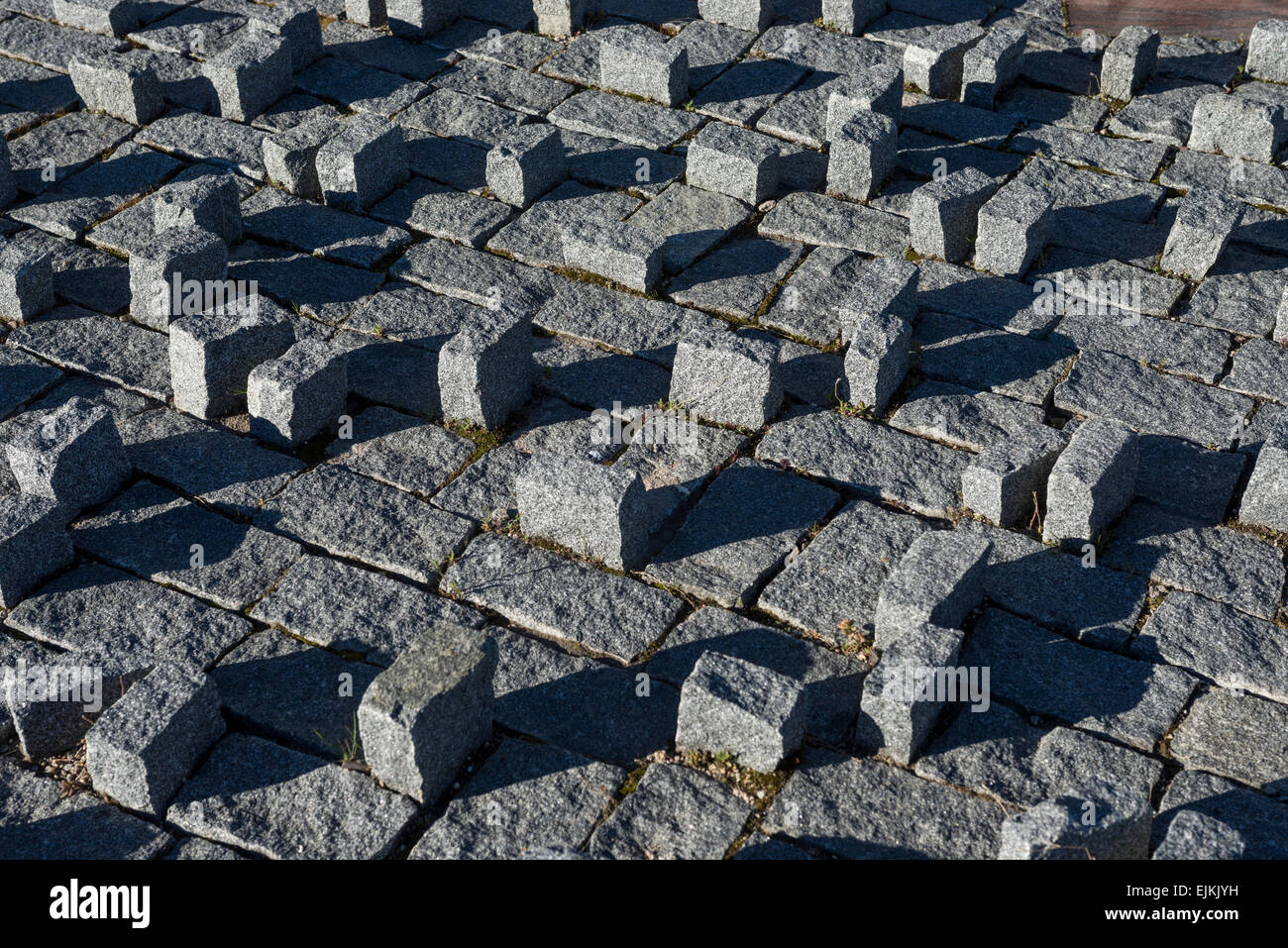 Steingarten Stockfoto