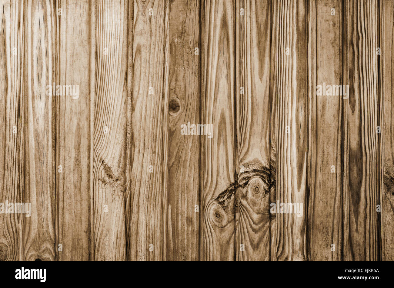 Einzigartige Holz Kiefer Hintergrund oder Textur. Vertikale Linien braun Stockfoto