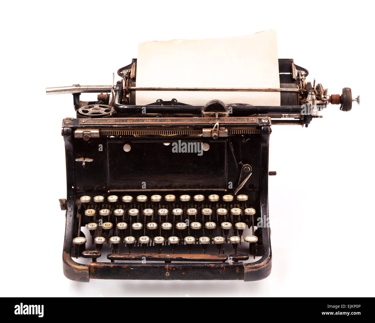 Tragbare Schreibmaschine Stockfoto