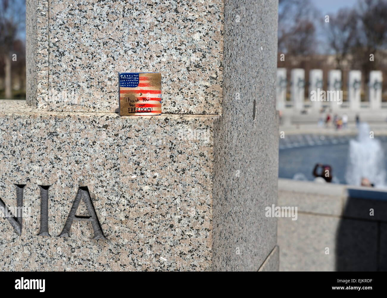 Nationalen 2. Weltkrieg Memorial, Washington, DC Stockfoto