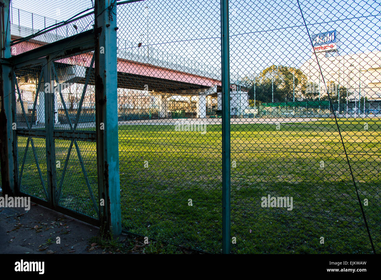 Sumida Park Boys Baseball Feld, Sumida-Ku, Tokyo, Japan Stockfoto