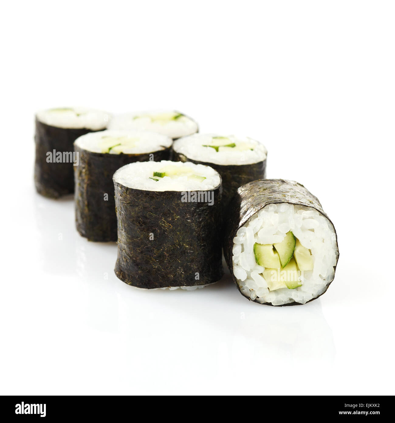 Sushi-Rollen Stockfoto