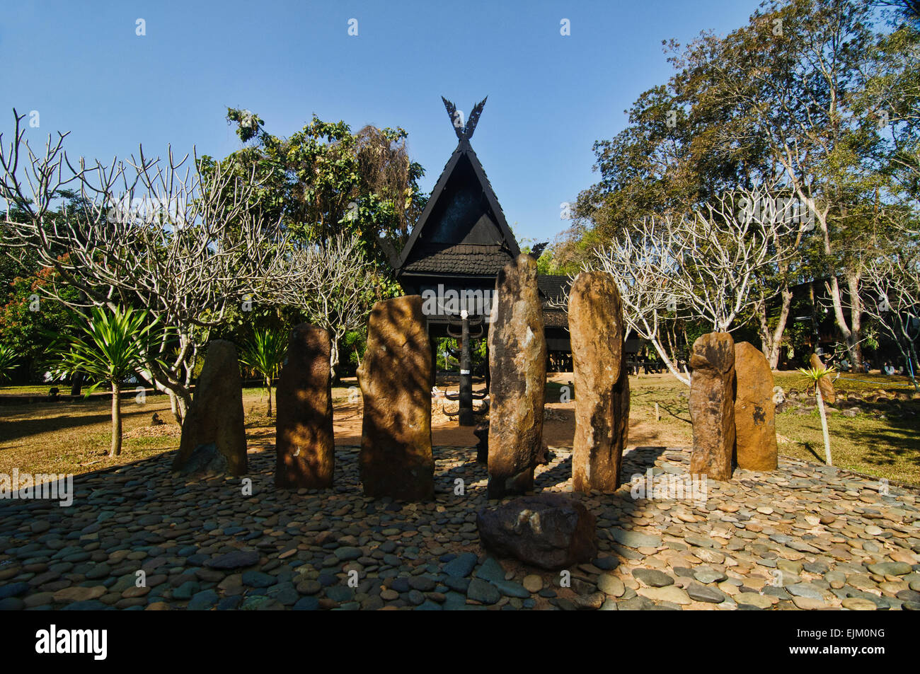 Bandaam Museum, Black House oder Black Tempel in der Provinz Chiang Rai, Thailand Stockfoto