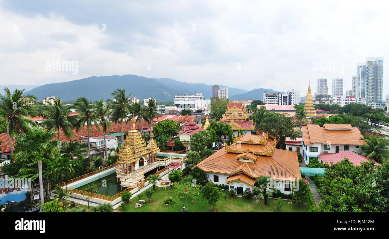 Tempel in Penang, malaysia Stockfoto