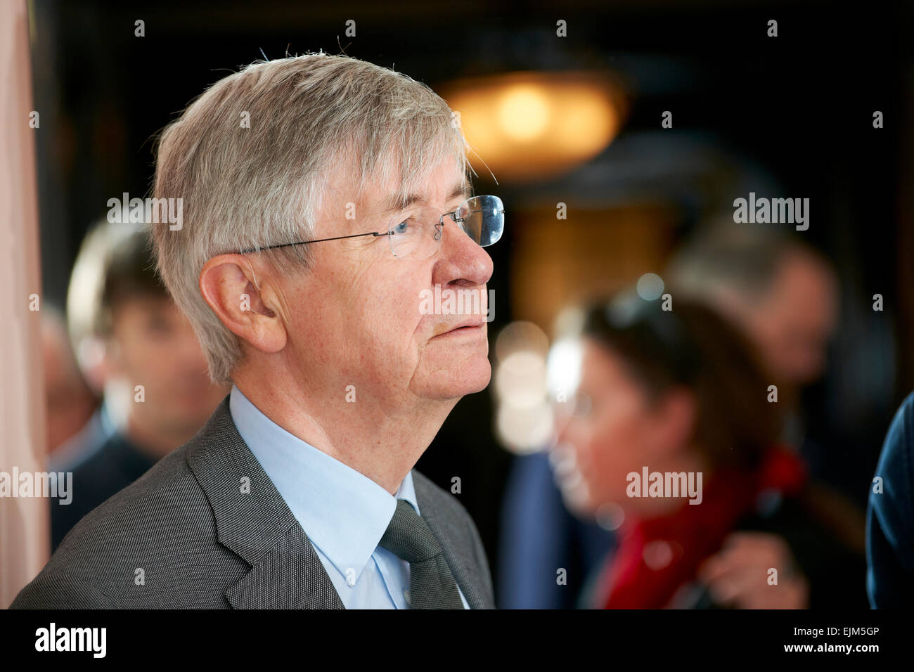 Piers Paul Read an literarischen Oldie Mittagessen 18.09.12 Stockfoto