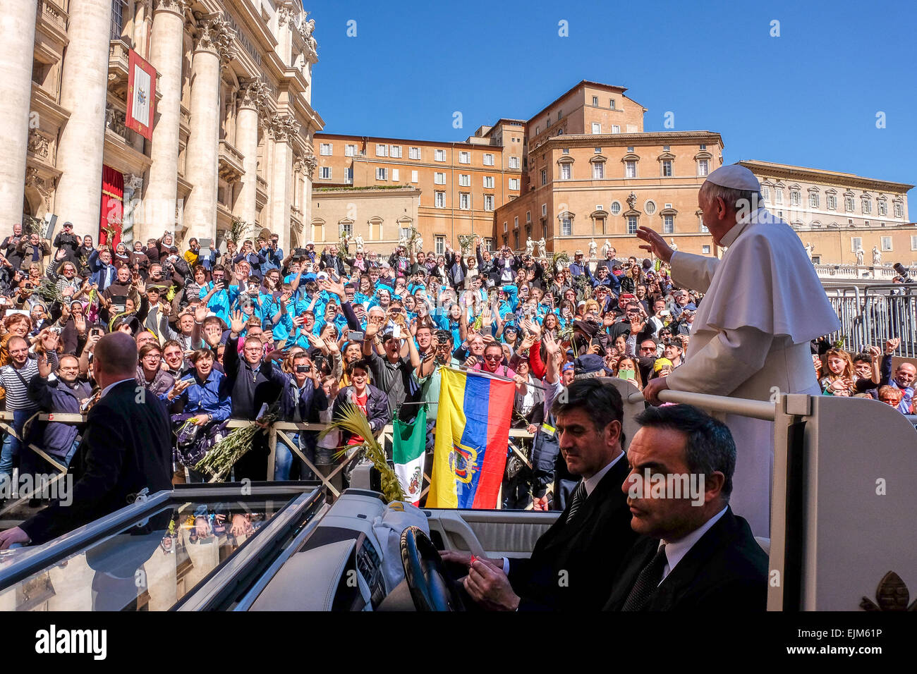 Vatikanstadt, Italien. 29. März 2015. Franziskus, Kredit-Sonntag der Palmen - 29. März 2015: wirklich einfach Star/Alamy Live-Nachrichten Stockfoto