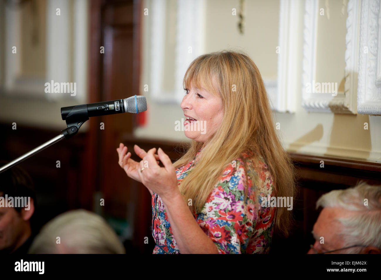 Mary Killen an literarischen Oldie Mittagessen 18.09.12 Stockfoto