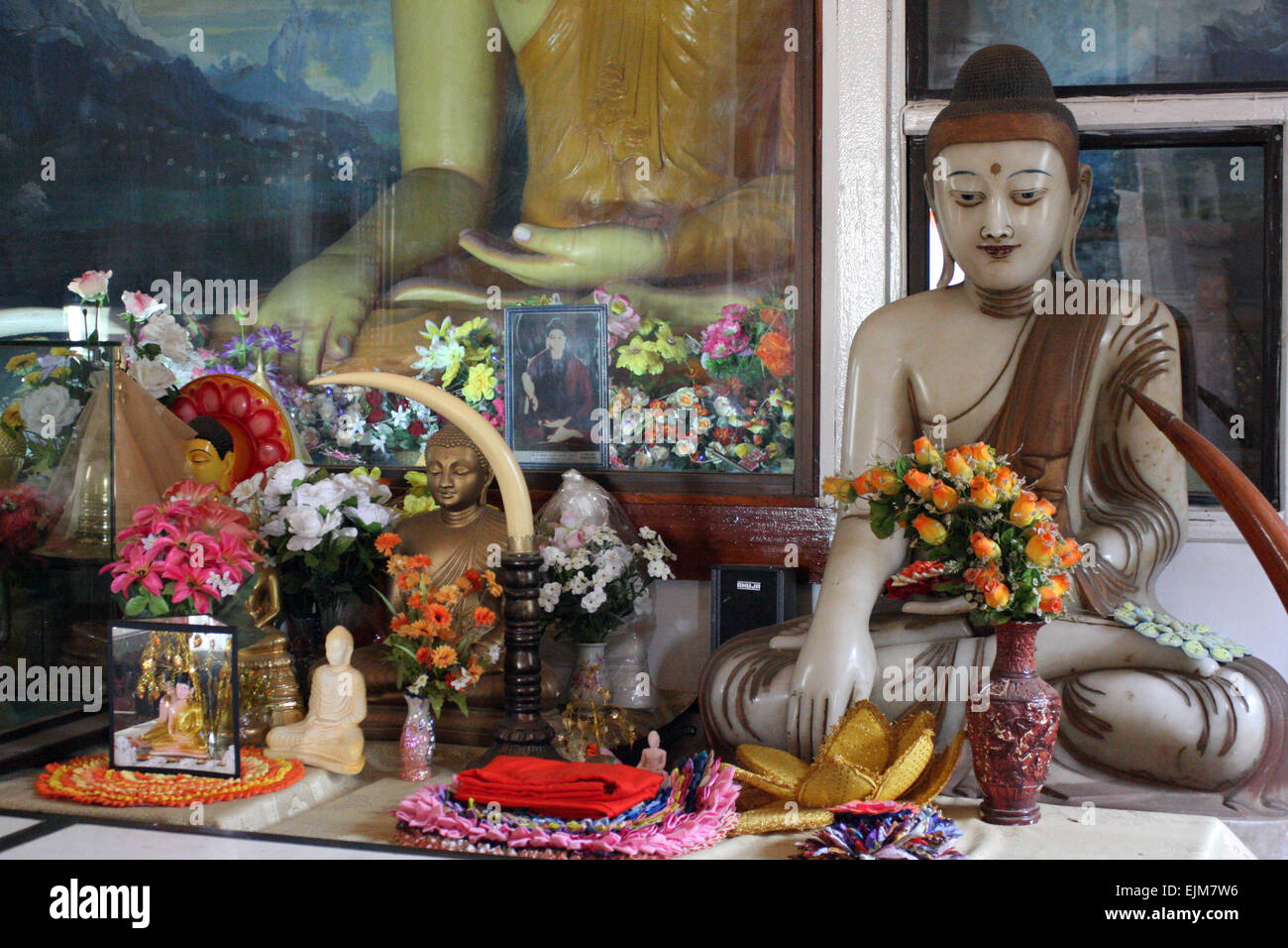 Buddhistischer Schrein, Anuradhapura, Sri Lanka Stockfoto