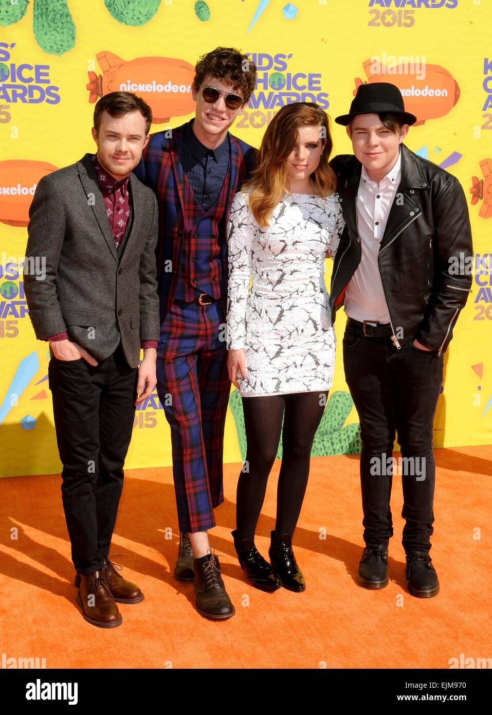 Echosmith 28. jährlichen Kids Choice Awards 2015 28/03/2015 in Los Angeles Stockfoto