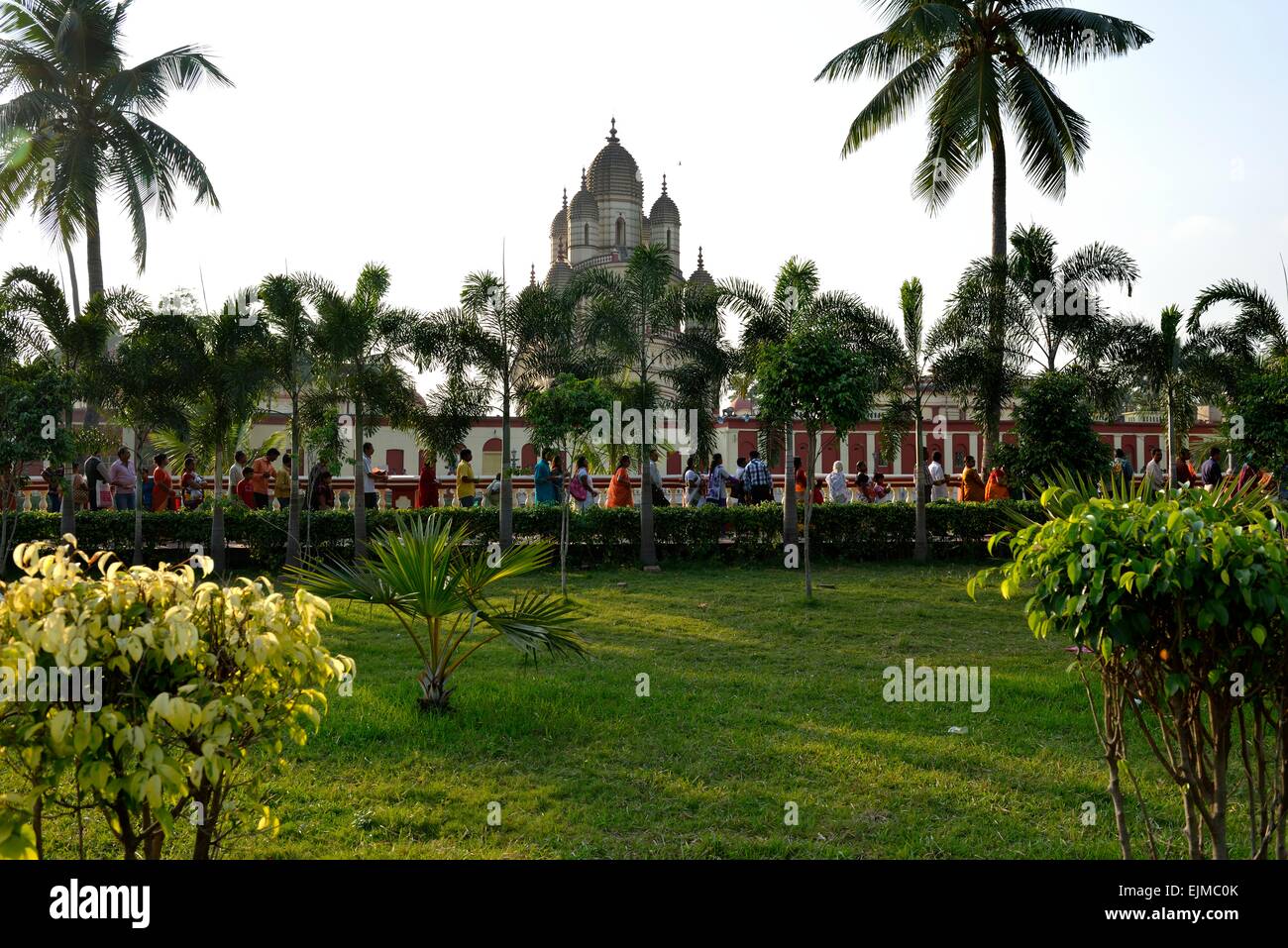 Dakshineswar Kali Tempel in Kolkata, Indien Stockfoto