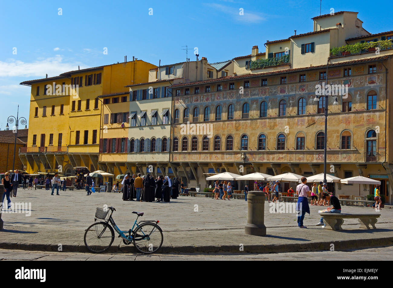 Piazza Santa Croce, Piazza di Santa Croce, Florenz, Toskana, Italien, Europa Stockfoto