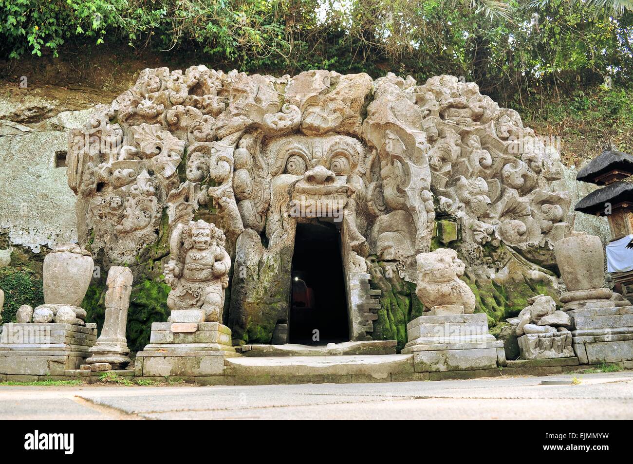 Hindu Tempel Goa Gajah, Ubud, Bali, Indonesien Stockfoto