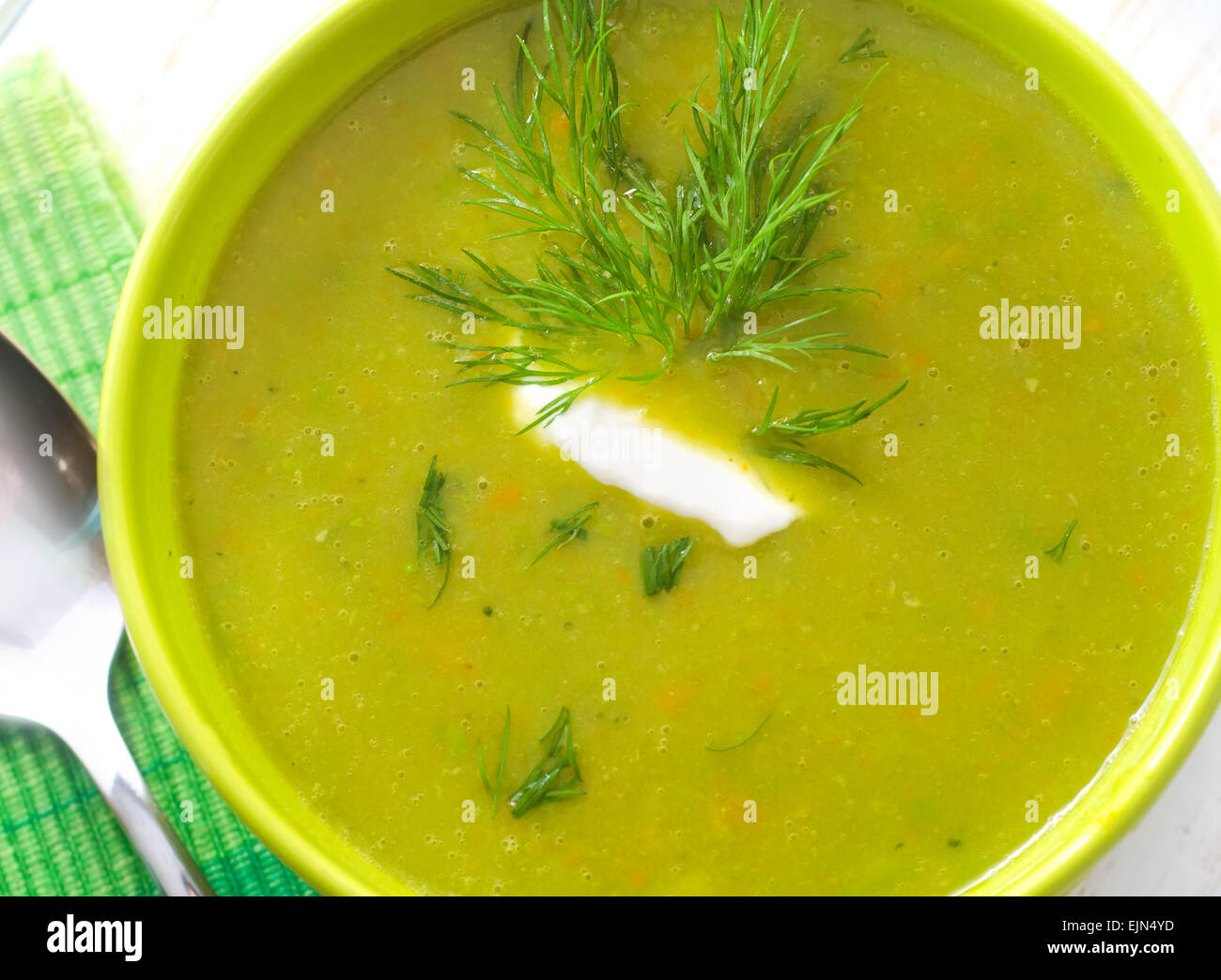 frische Suppe Stockfoto