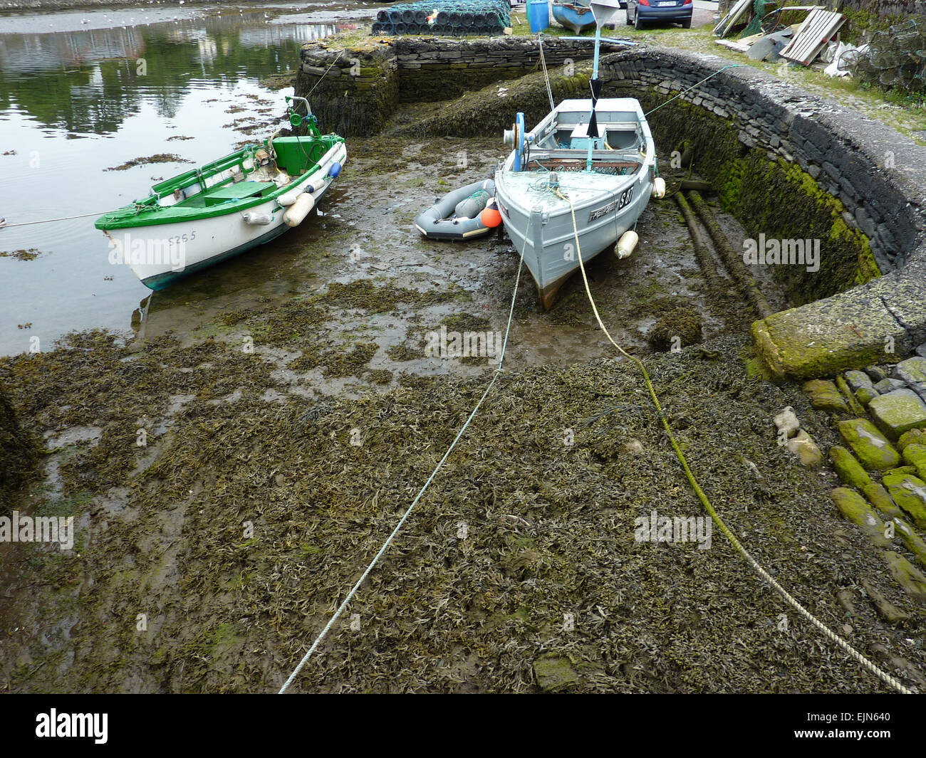 Boote im alten Hafen Bantry west cork, Irland Stockfoto