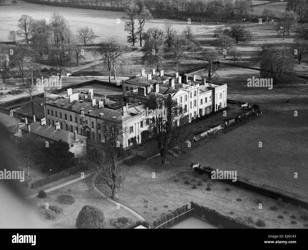 Himley Hall in der Nähe von Dudley 29. November 1934 *** lokalen Caption *** Watscan--23.04.2010-- Stockfoto