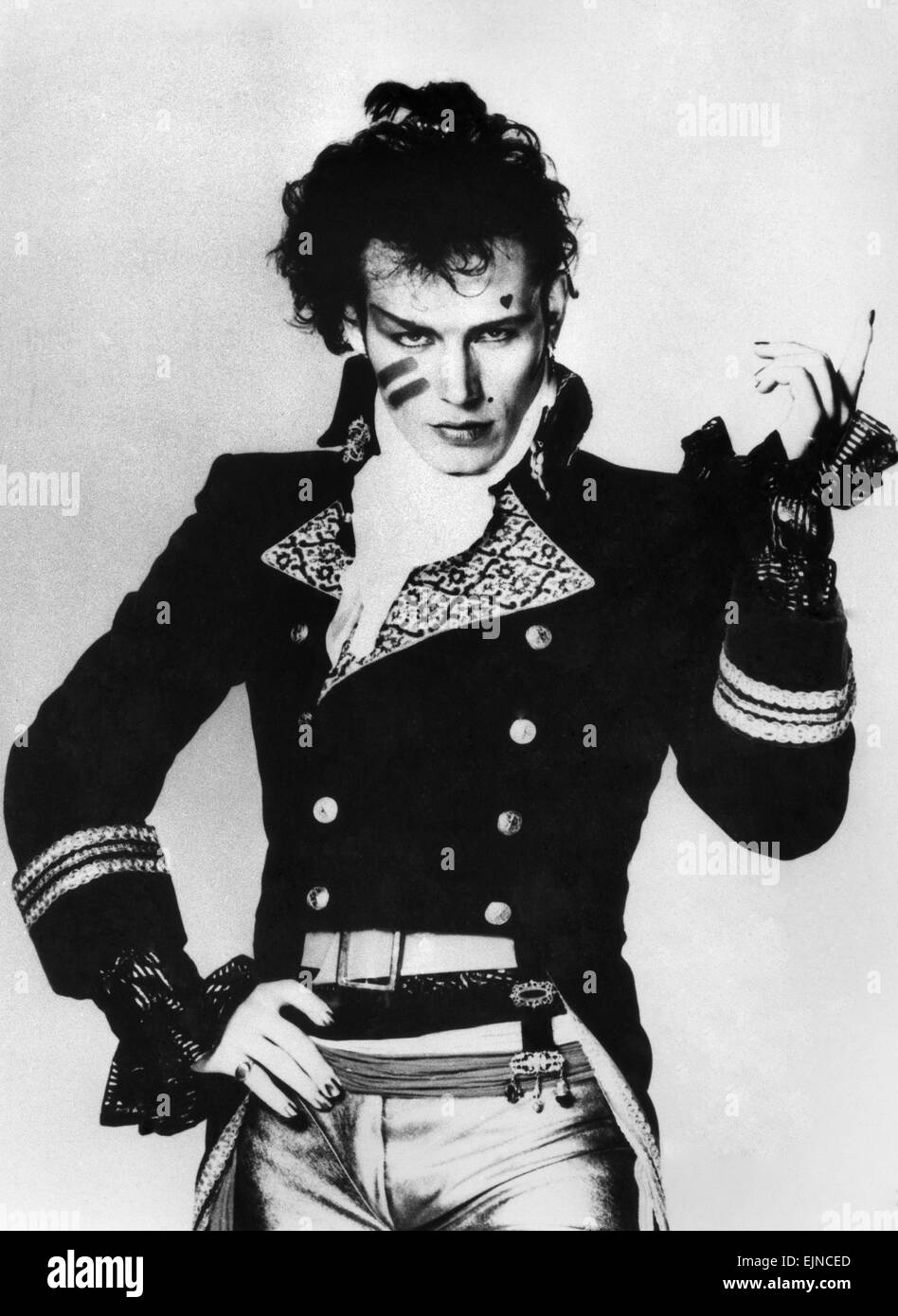 Adam Ant November 1981 Stockfoto